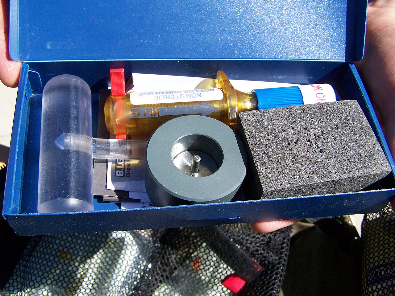 The Bone Injection Gun (BIG) The BIG is used to create a route of administration. Pictured above is a training version of the BIG