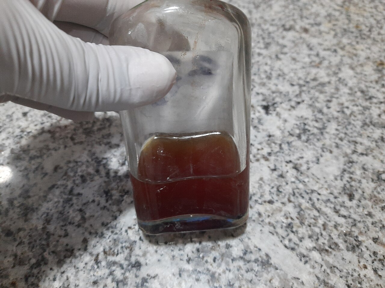 Growth of microbes in blood culture bottle showing turbid