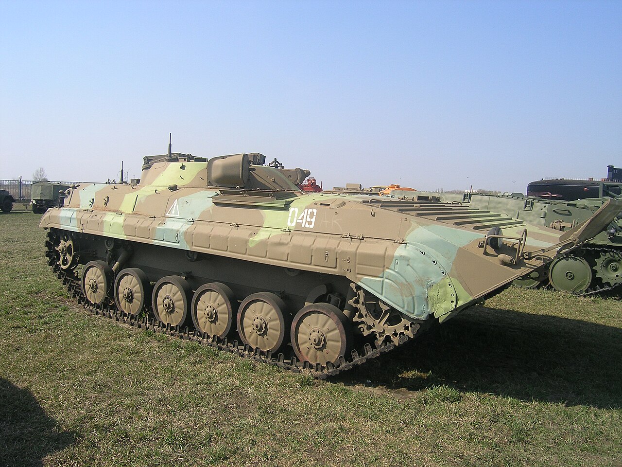 Передвижной разведывательный пункт ПРП-3 на базе БМП-1. Технический музей Тольятти